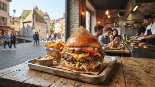 Les meilleurs smash burgers d'Annecy